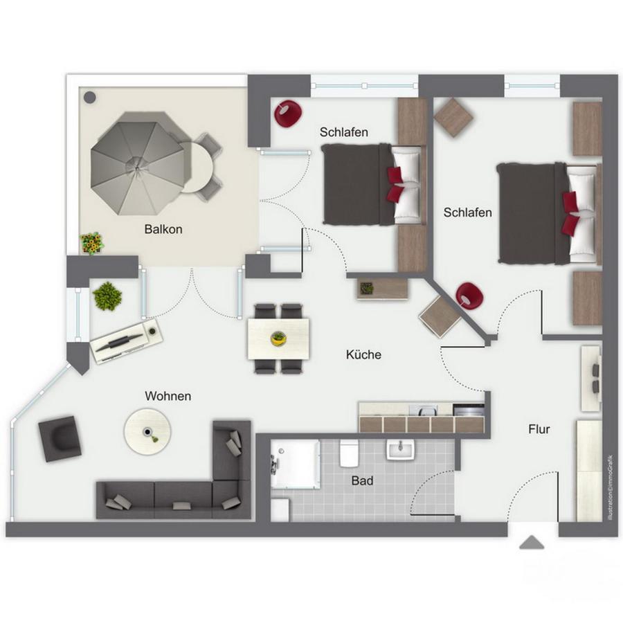 Duenenblick Wohnung 07 Больтенгаген Екстер'єр фото